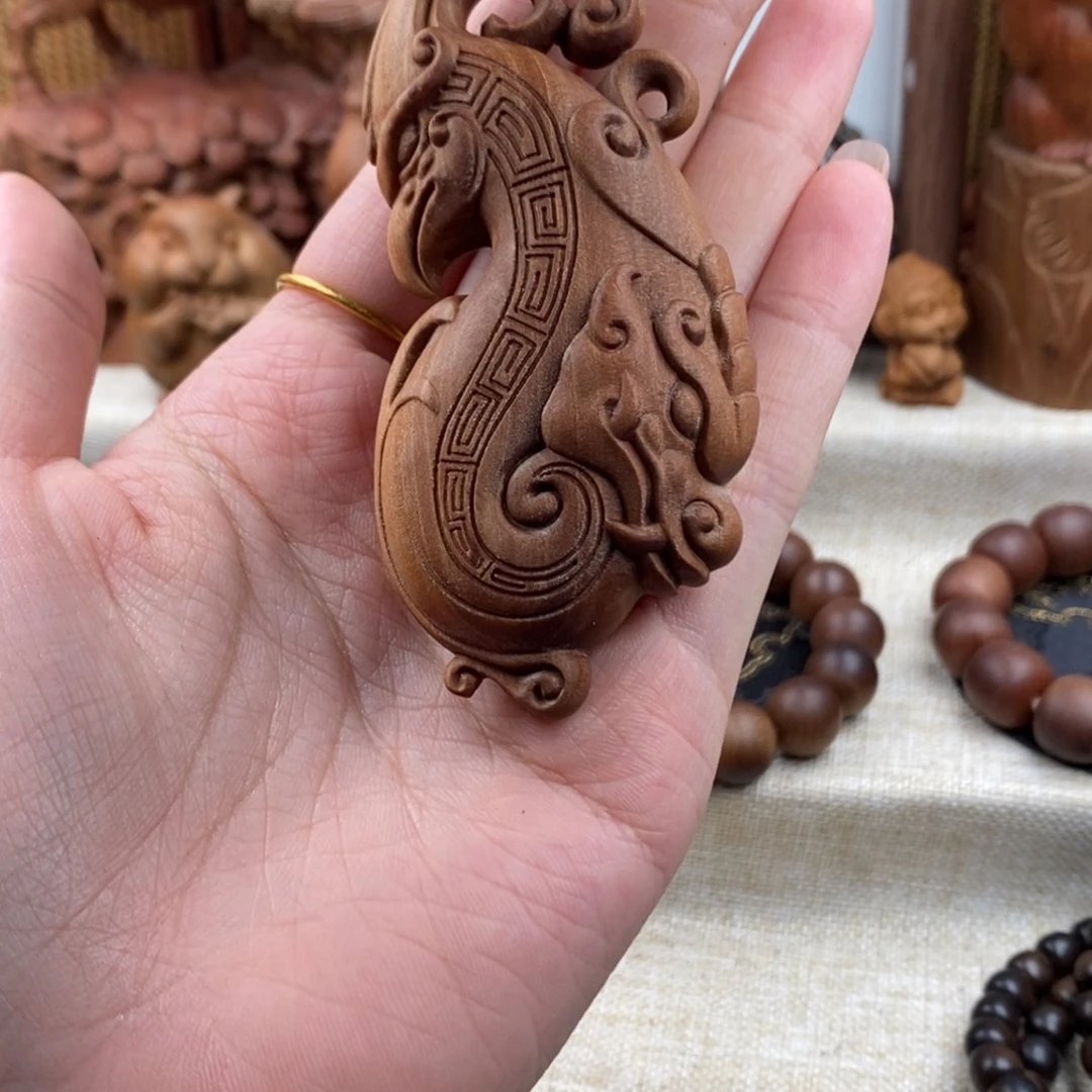 檀香木手串/手链老山檀香，奶香，龙凤呈祥