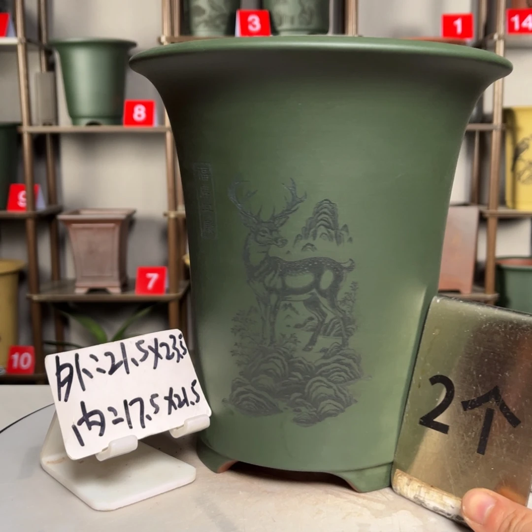 紫砂花盆紫砂花盆