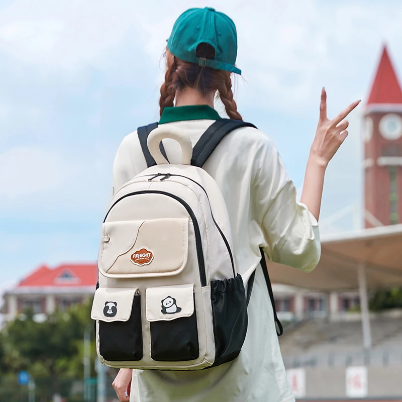 【阳光8点】新款中学生大学生时尚可爱休闲轻便百搭双肩包#90329