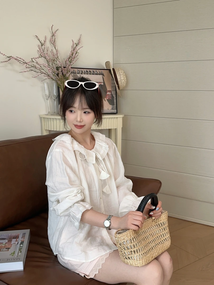 「大昕·花朵小衫」2025春季新款小衫