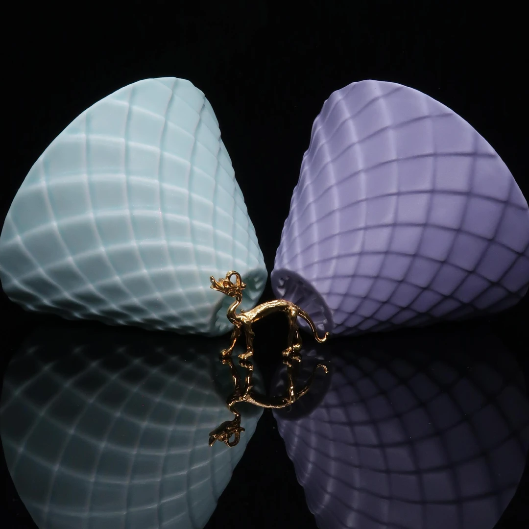 龙鳞紫色天青色咖啡滤杯手冲滴漏式过滤器咖啡器具