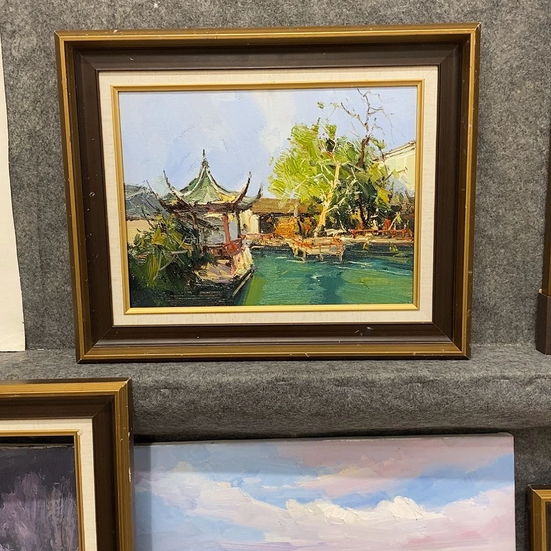 油画带外框画芯尺寸40x30cm