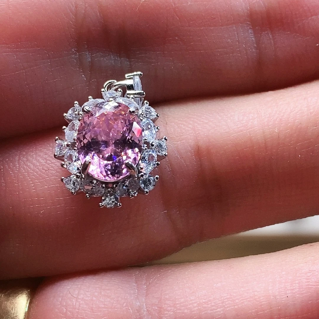 银S925镶嵌戒圈海蓝宝石