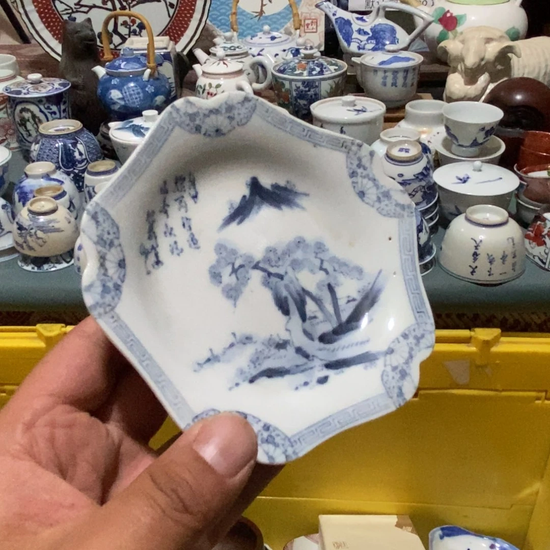 瓷片舶来瓷器满28包邮当日凑单