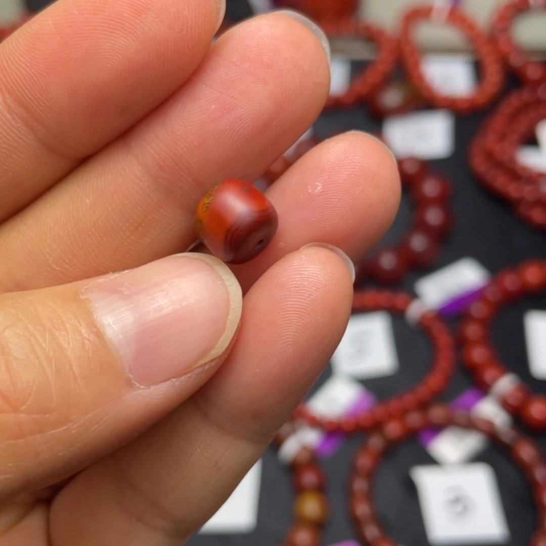 【闪购商品】南红玛瑙单珠9多样性发1未镶嵌