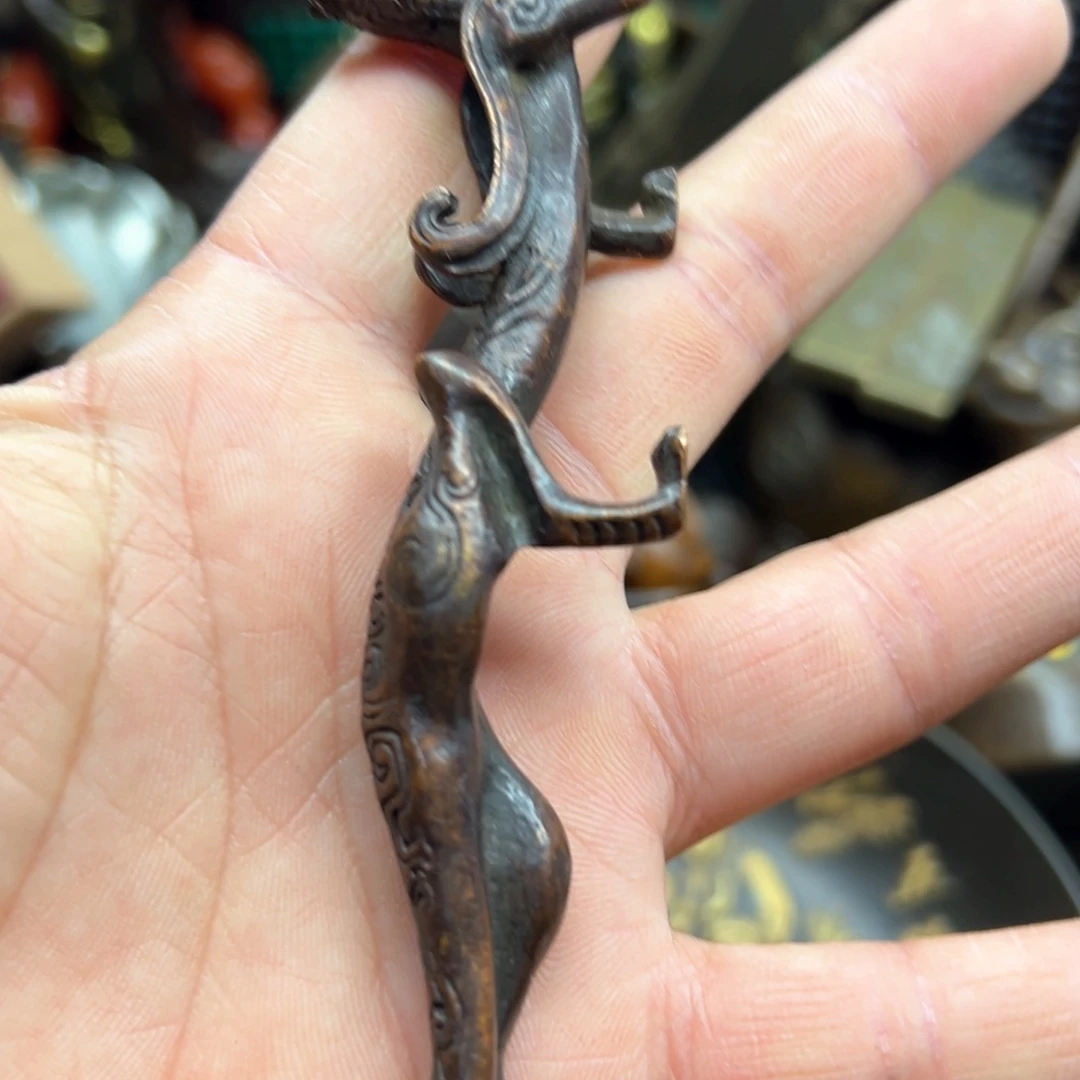 铜摆件欢迎欢迎你