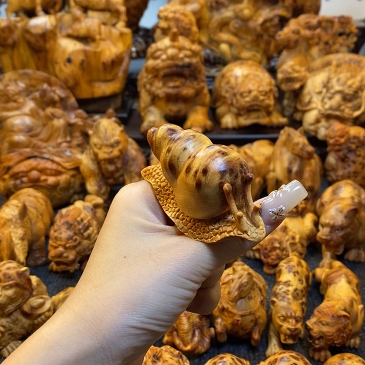 柏木安居乐业手把件手把件