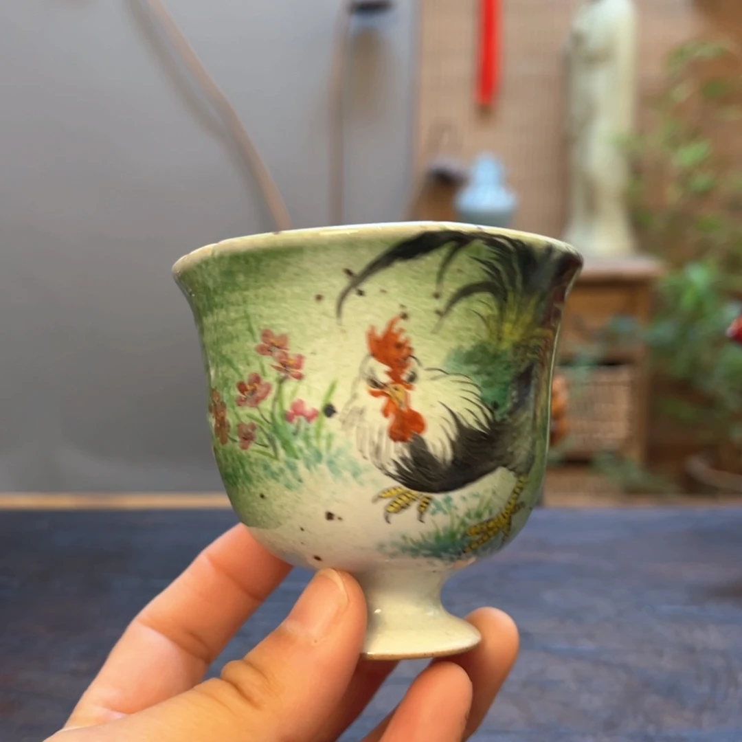 杯茶叶景德镇柴烧杯