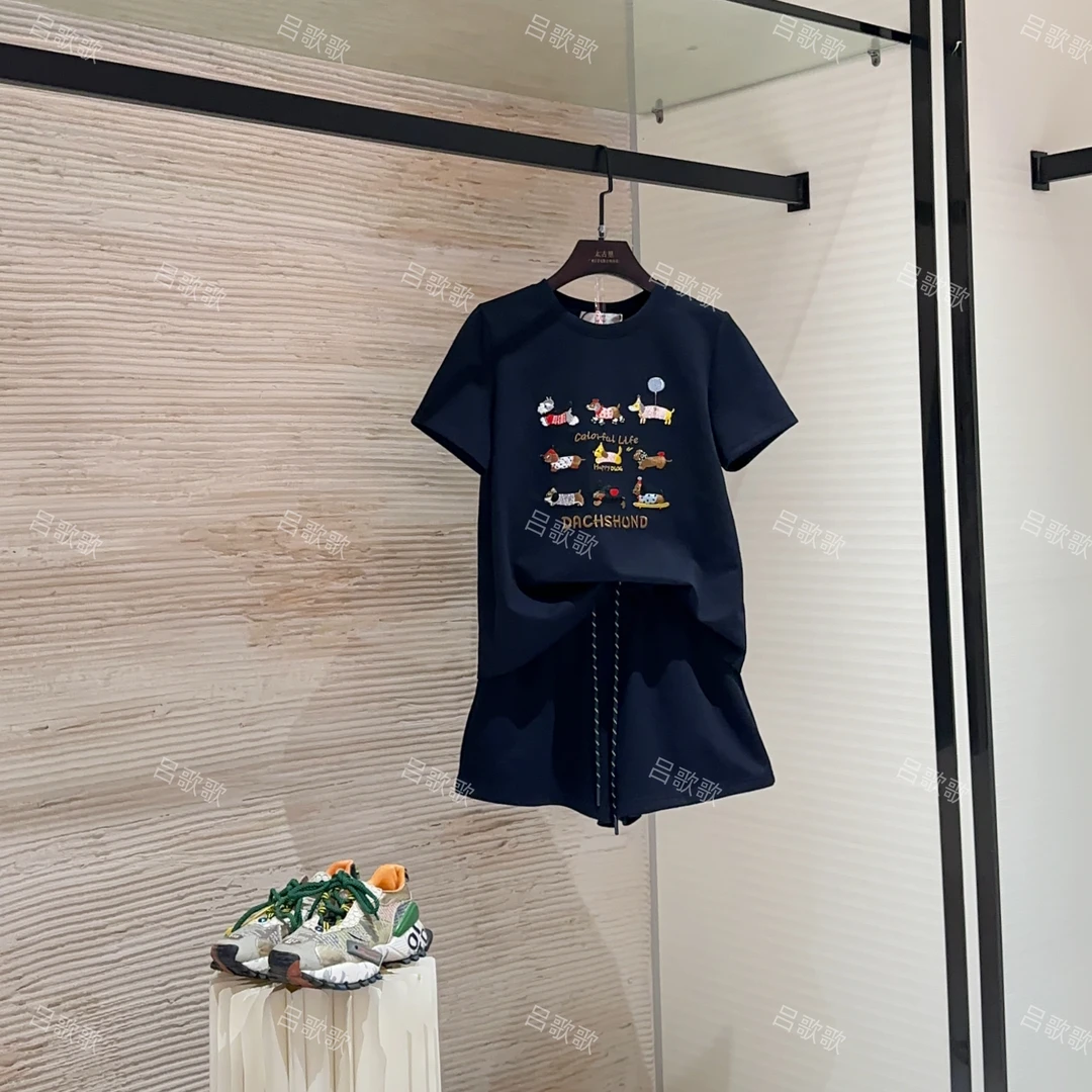 【宠粉价】圆领常规刺绣短袖印花宽松型插肩袖宽松吸汗JC-A3638