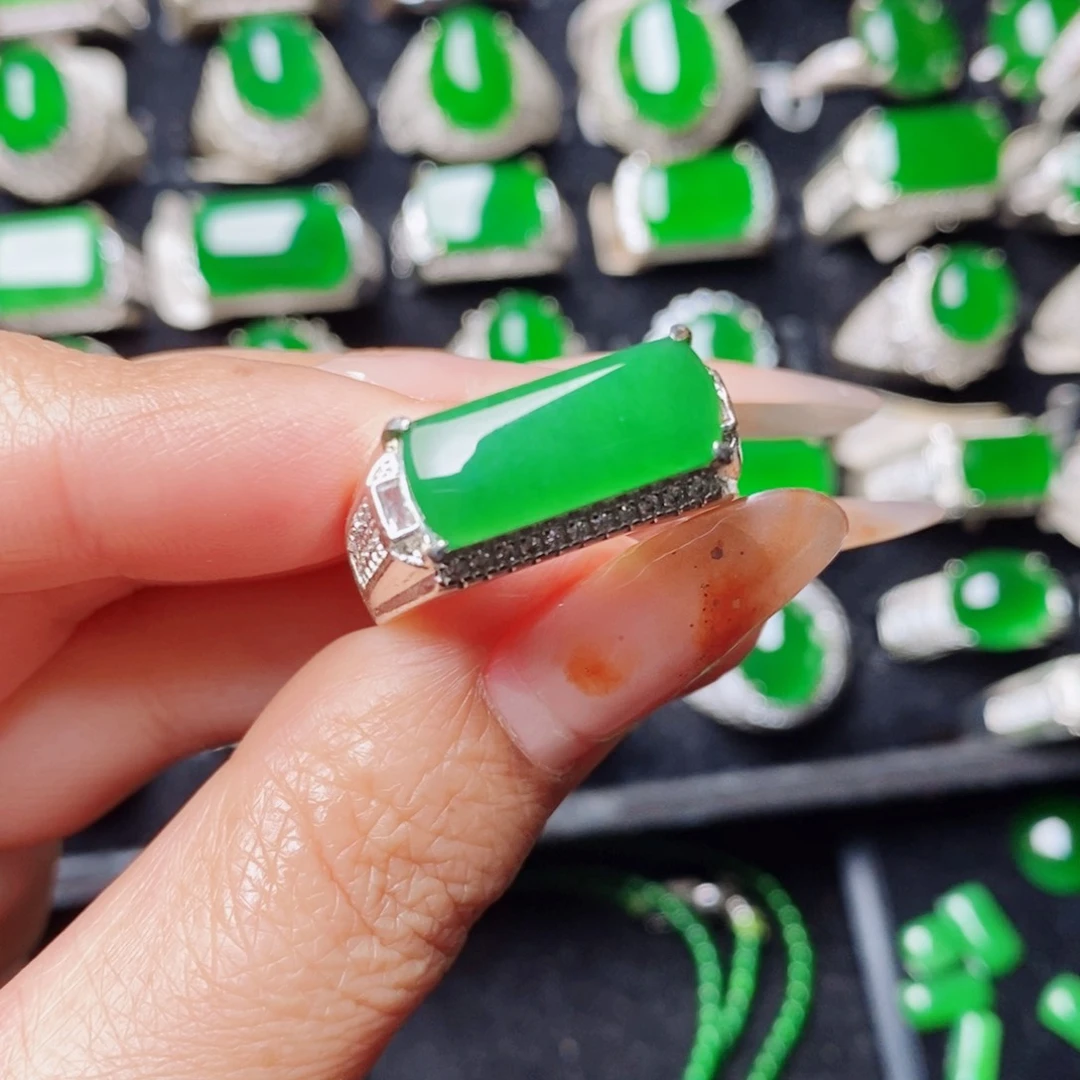 未镶嵌戒指翡翠天然翡翠正品