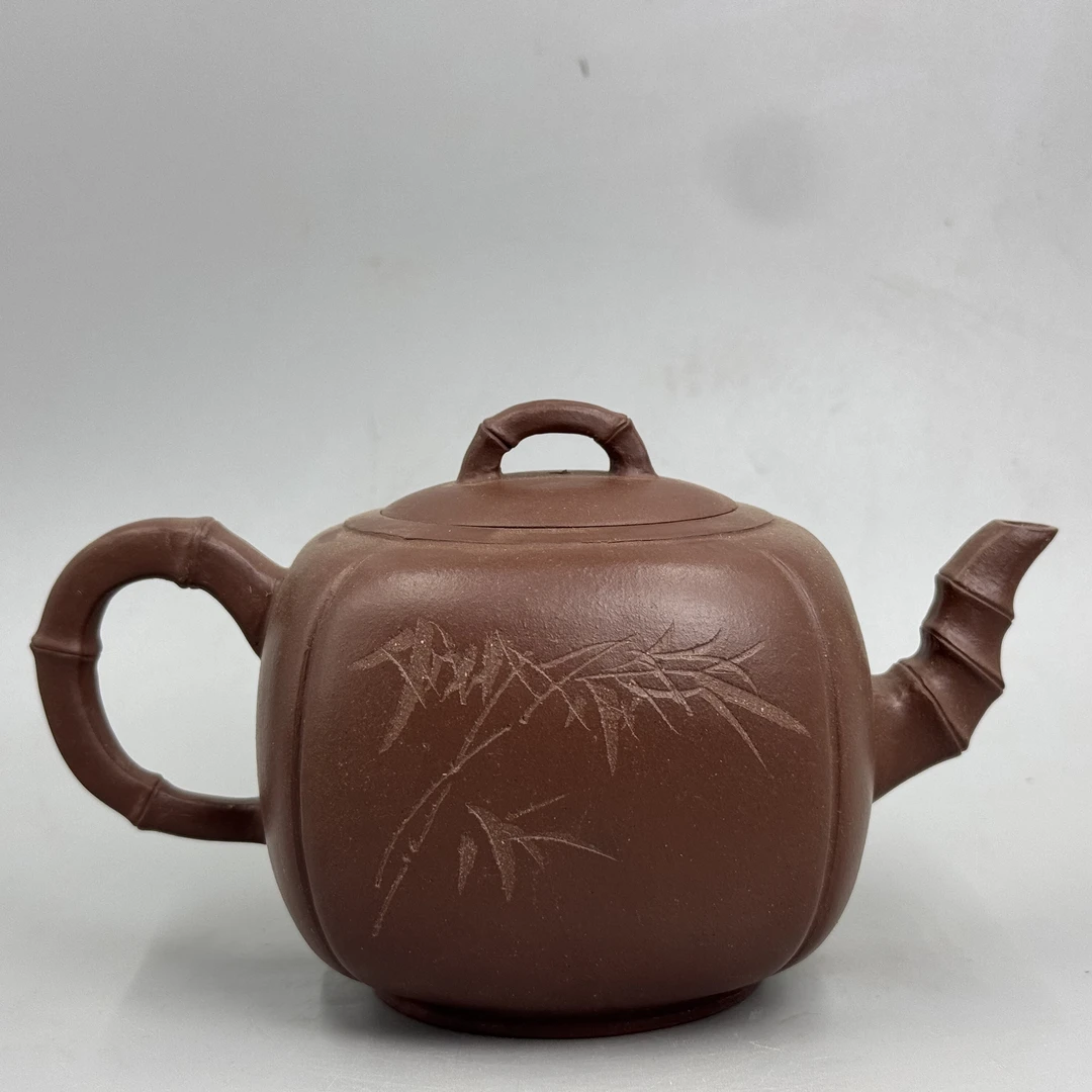原矿段老紫泥紫砂茶壶