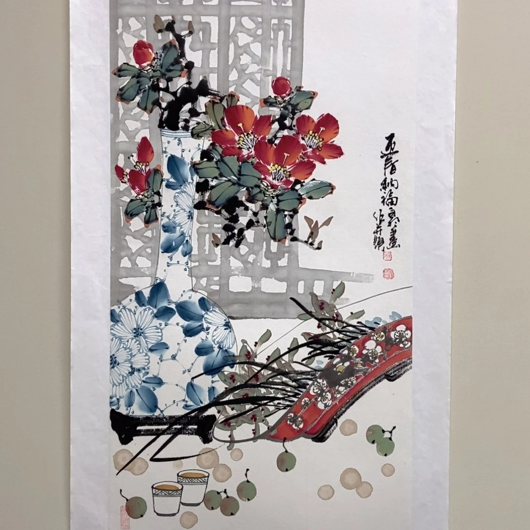 国画陈党明三尺精品佳作