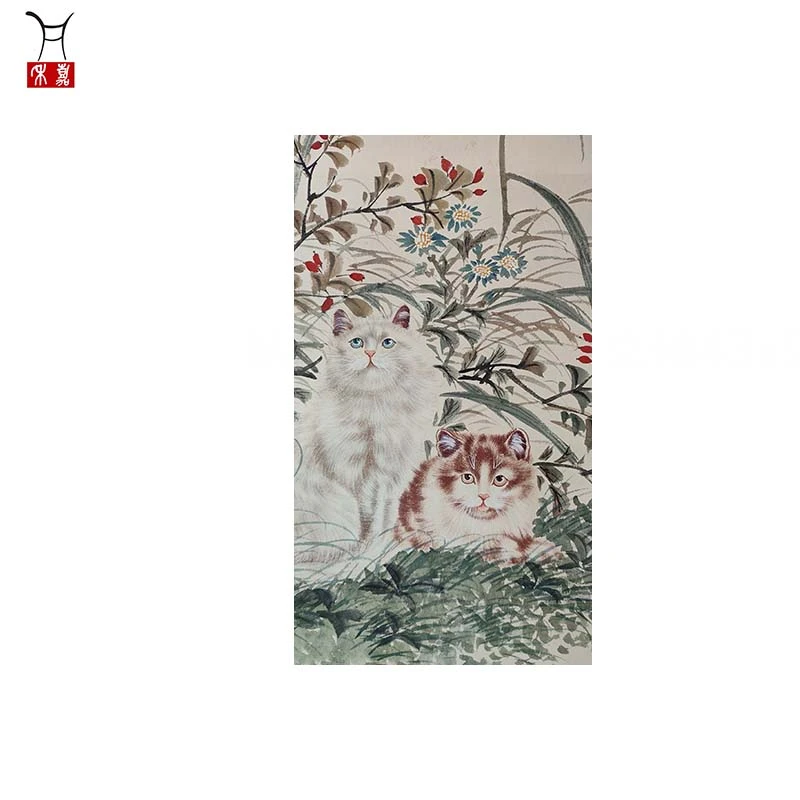 M1008猫立轴43x92/3.5平尺