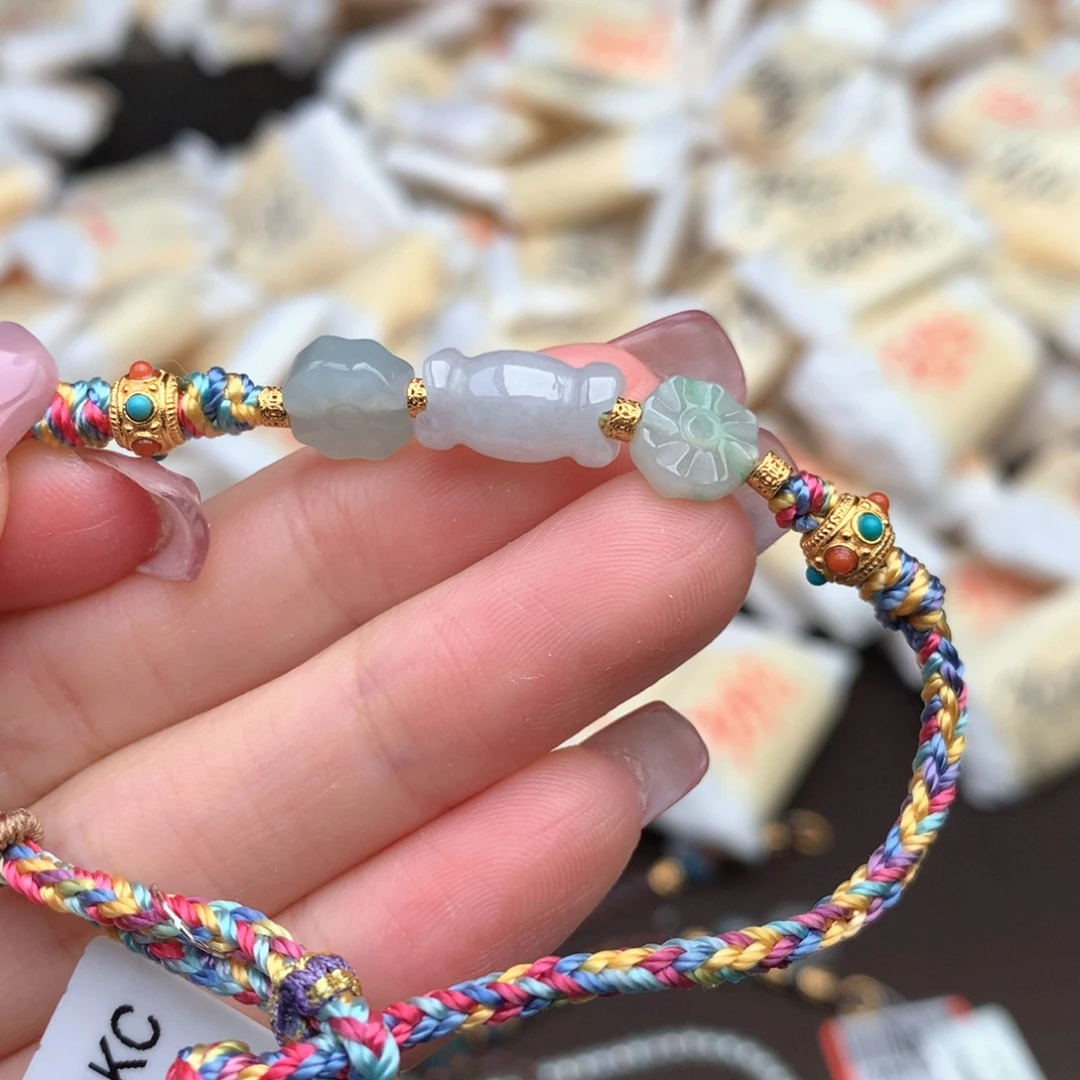 【闪购商品】翡翠手绳未镶嵌涵*一