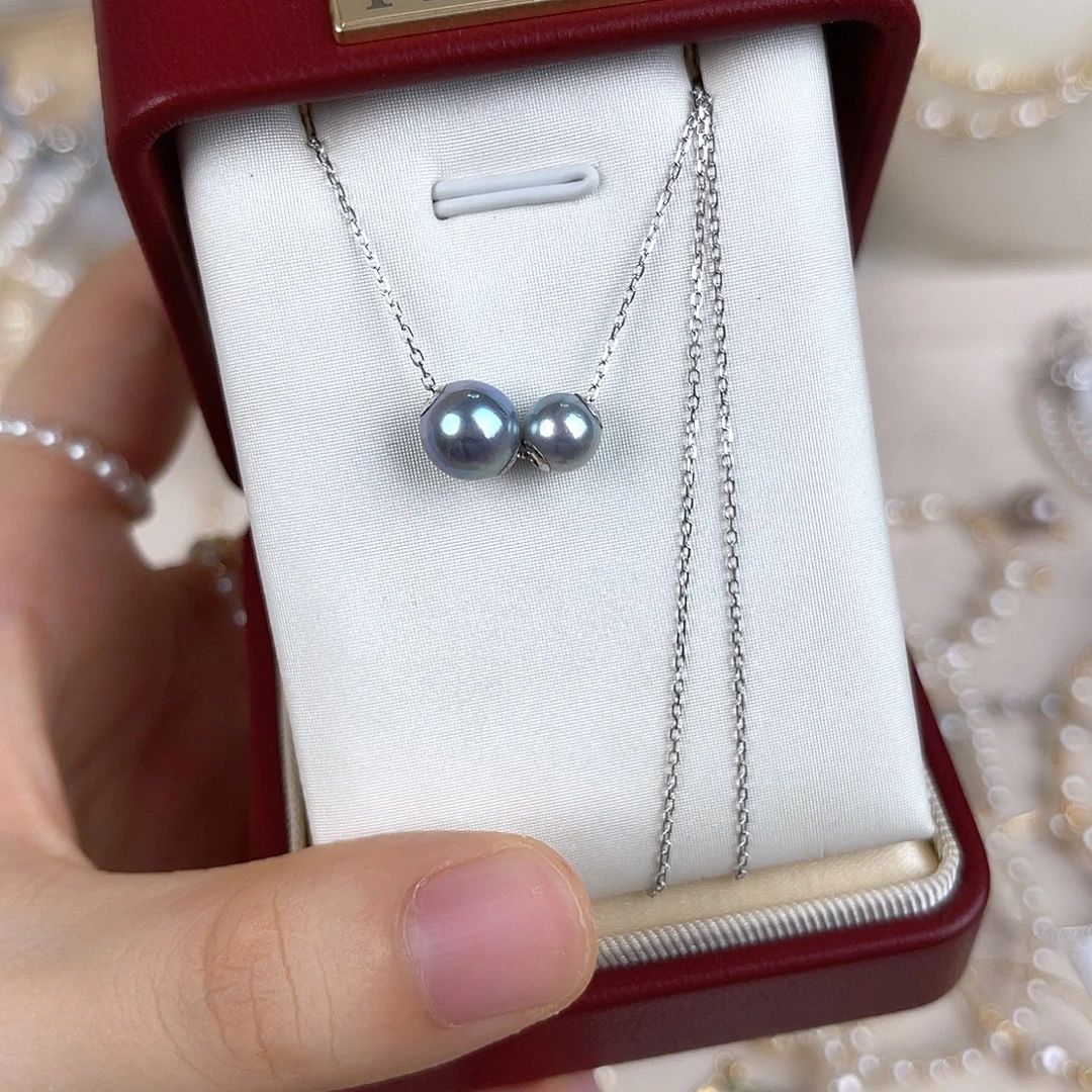 海水珍珠颈饰18K金镶嵌