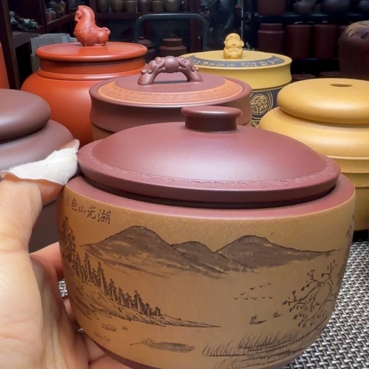 Y***N紫砂茶叶罐中高端紫砂茶叶罐