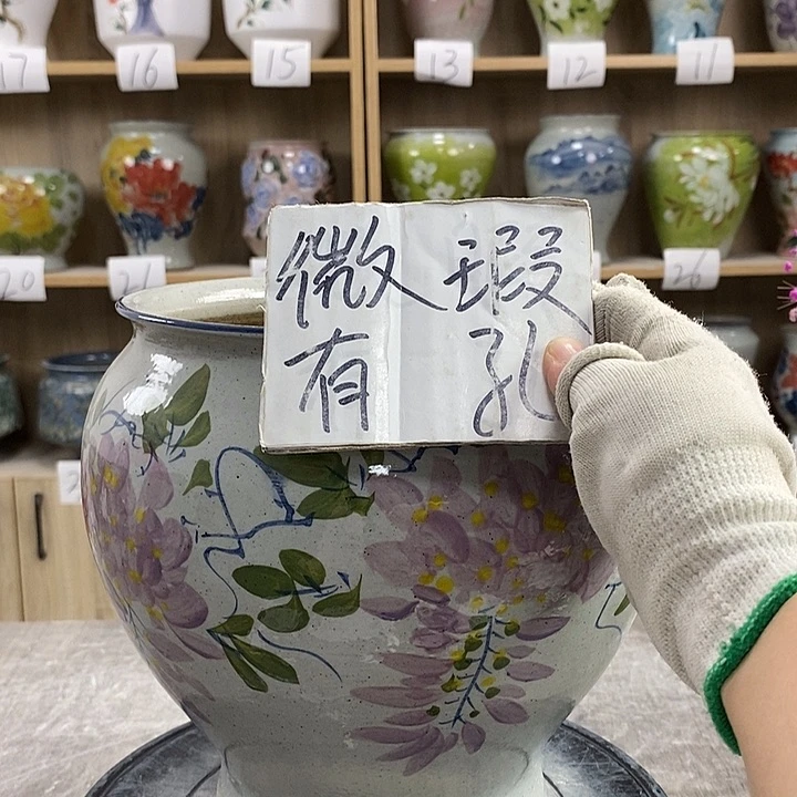 缸13xc景德镇陶瓷花盆