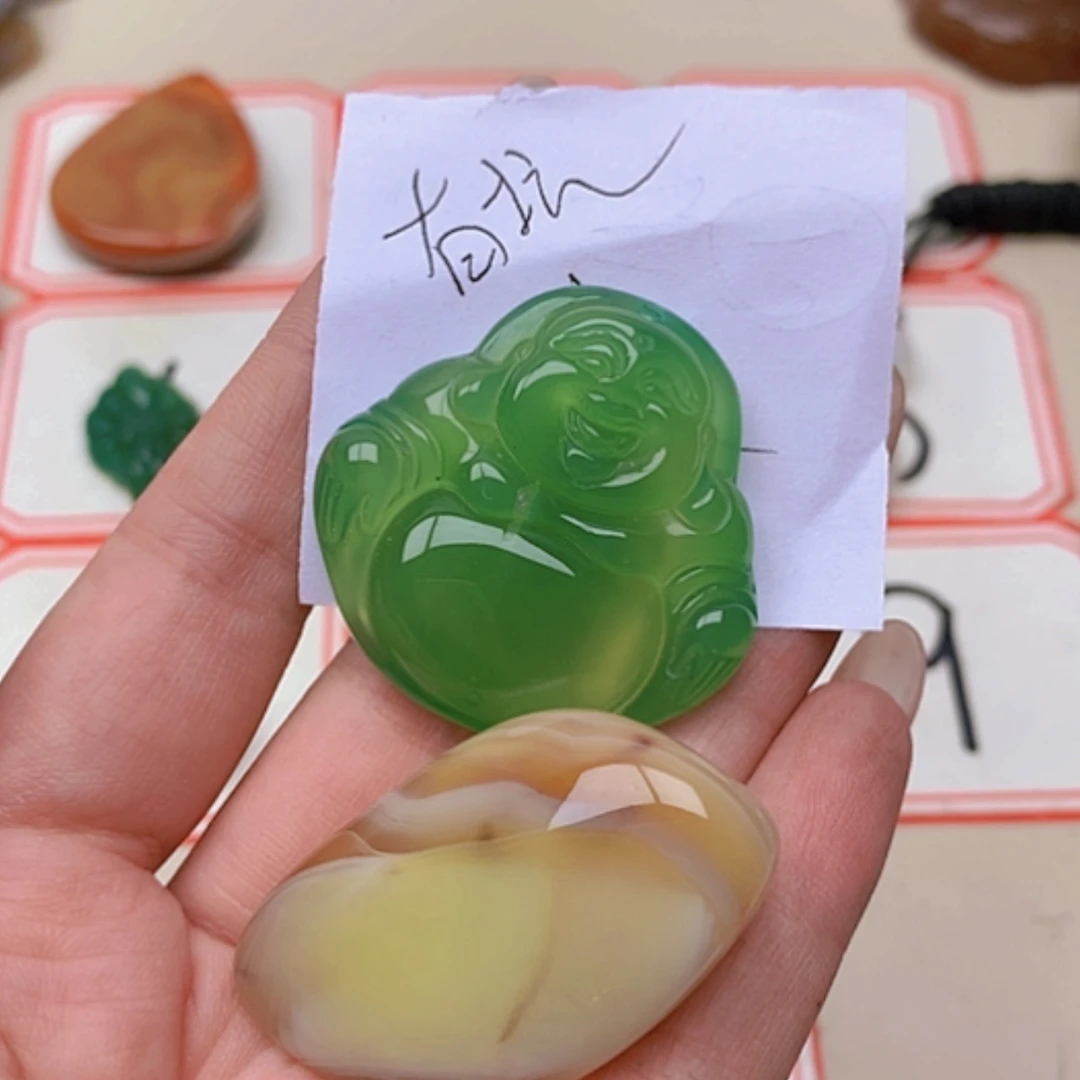 【闪购商品】未镶嵌玛瑙/玉髓珠宝半成品╰****╯