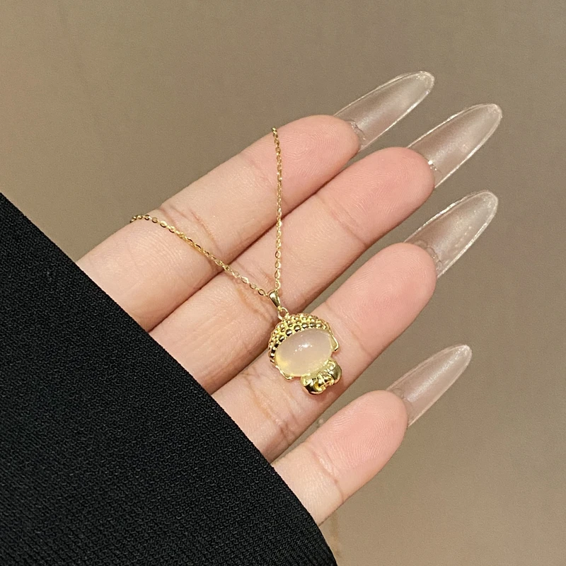 新中式无相佛温柔气质百搭设计项链A3589