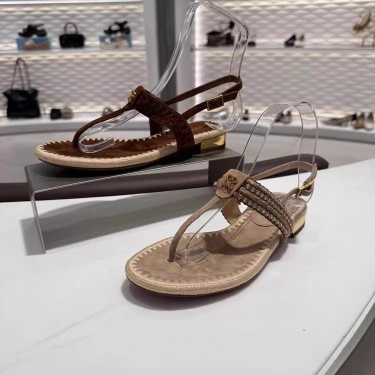 2025新款平底夹脚人字拖凉鞋女U16