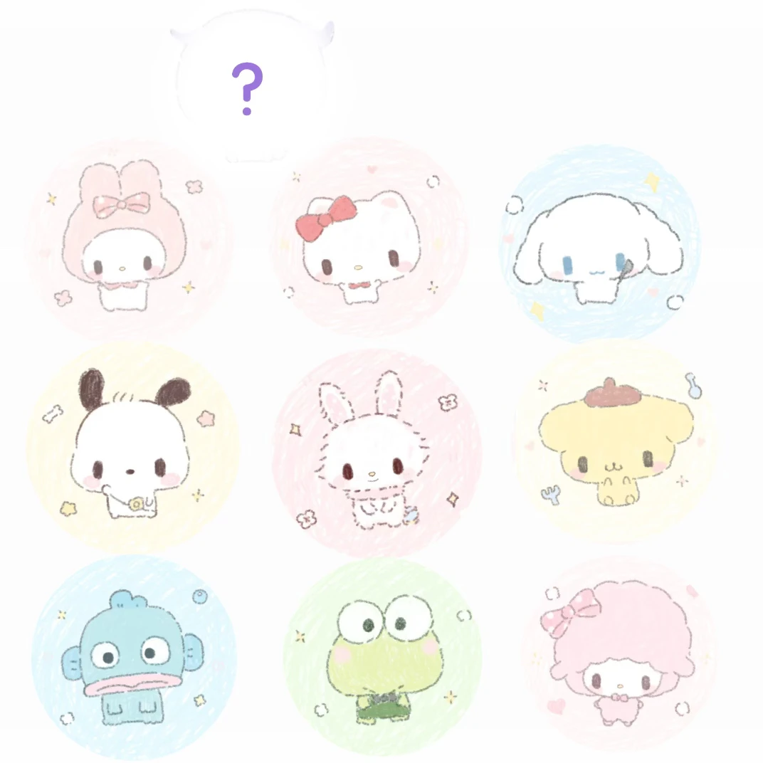 三丽鸥铅彩系列徽章