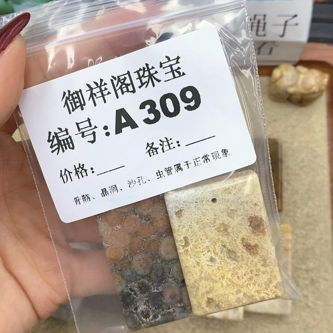 硅化珊瑚（珊瑚玉）A265未镶嵌L***理