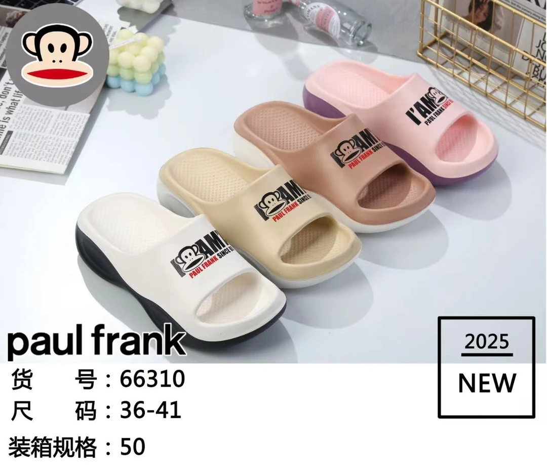 新【X4】310大嘴猴优质EVA材料香蕉船男女情侣凉拖鞋76310