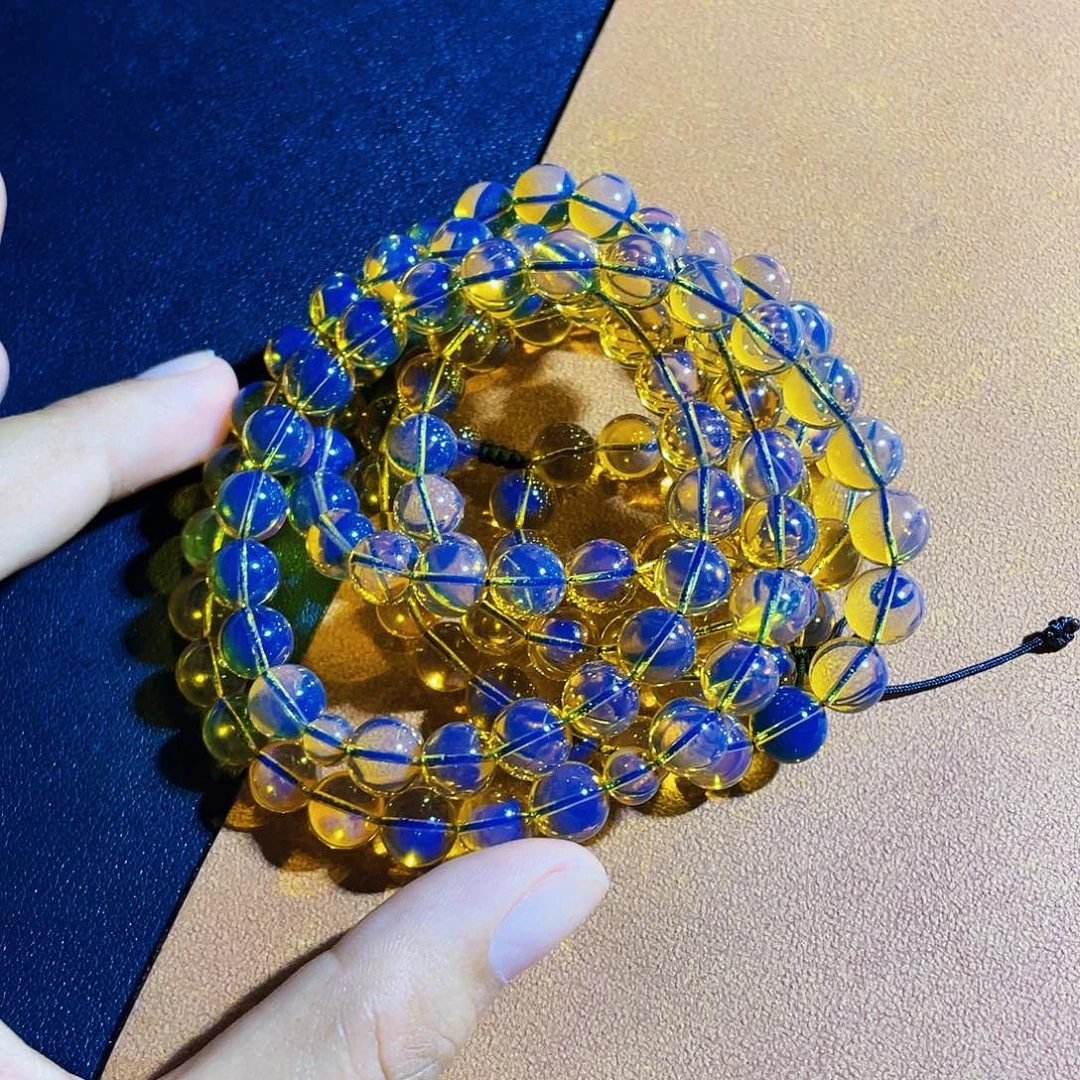 未镶嵌蓝珀裸石8加108毕业品质