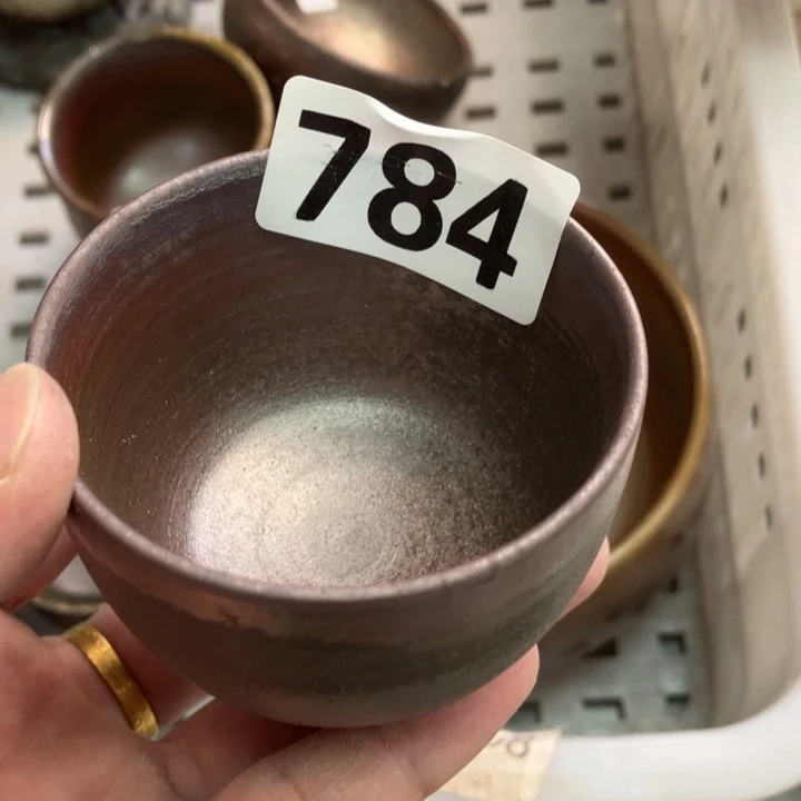 柴烧杯子与宝瓶大放漏