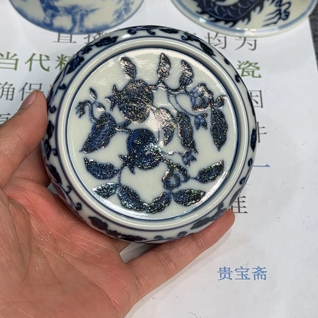 杯子瓷当代仿古精品全手工