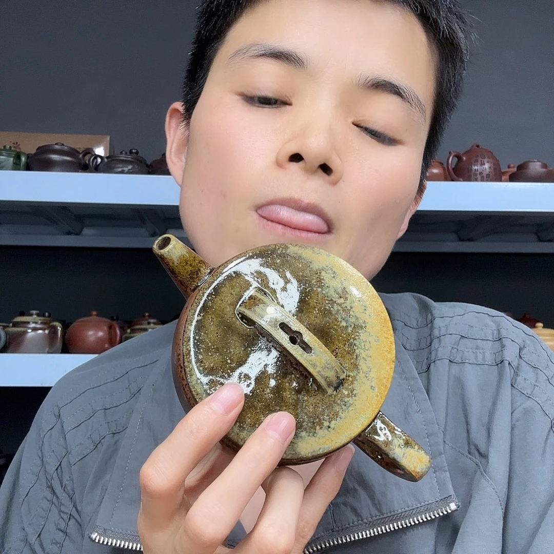 茶壶底槽青民间手艺人全手工制作