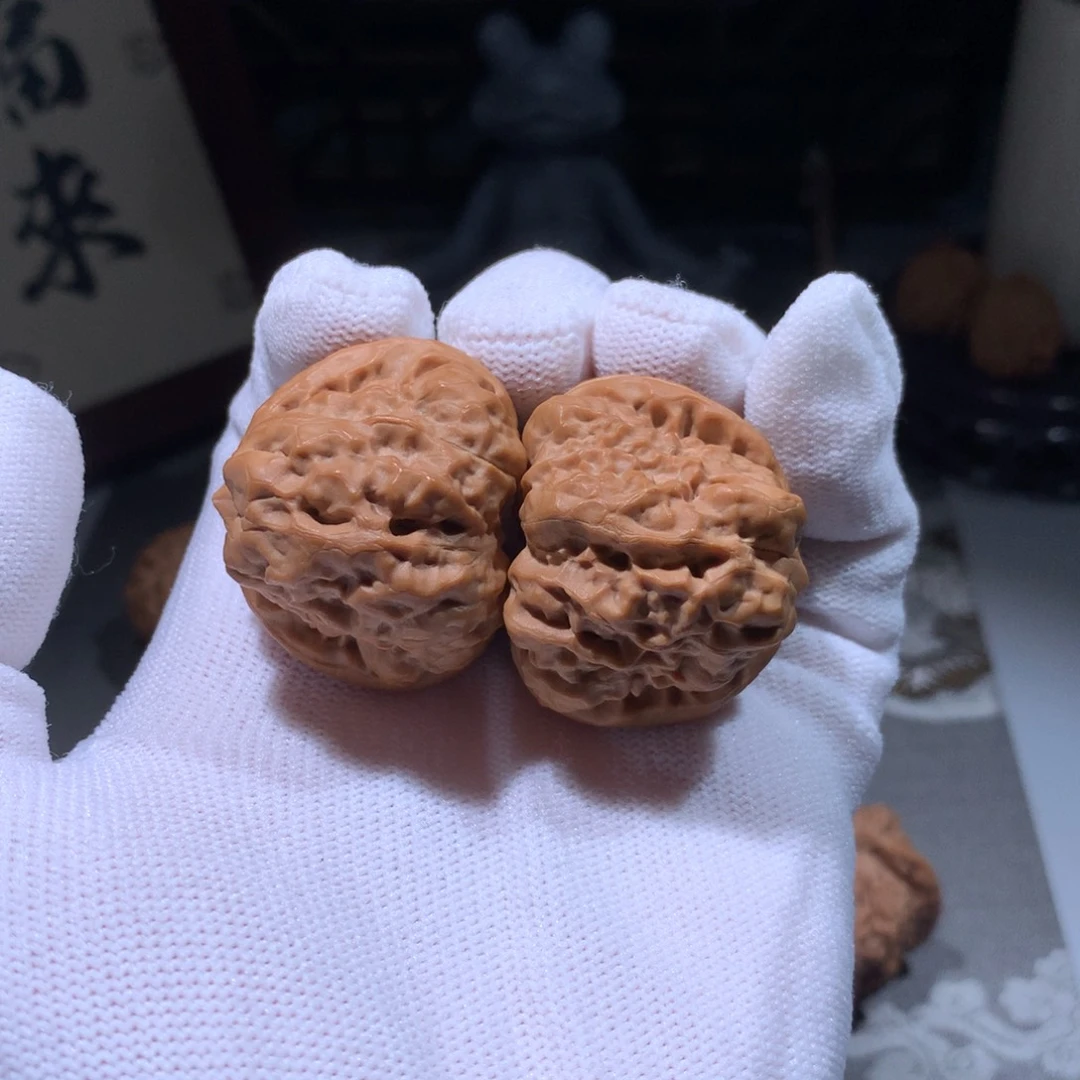 文玩核桃把件蛤蟆头796082