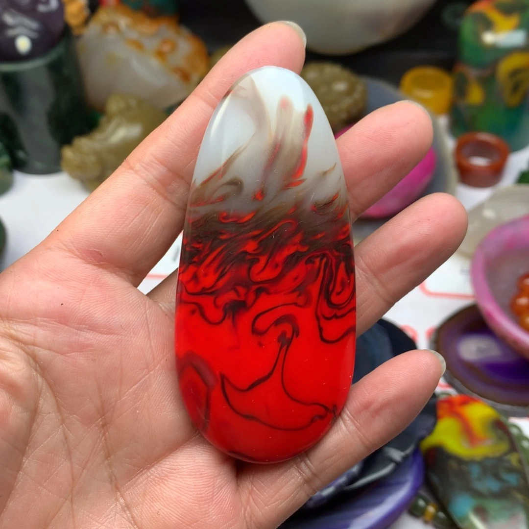 玛瑙手饰未镶嵌老**个