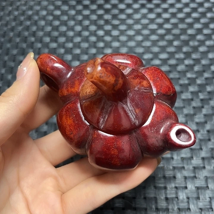 不***材滴血莲花菩提把件