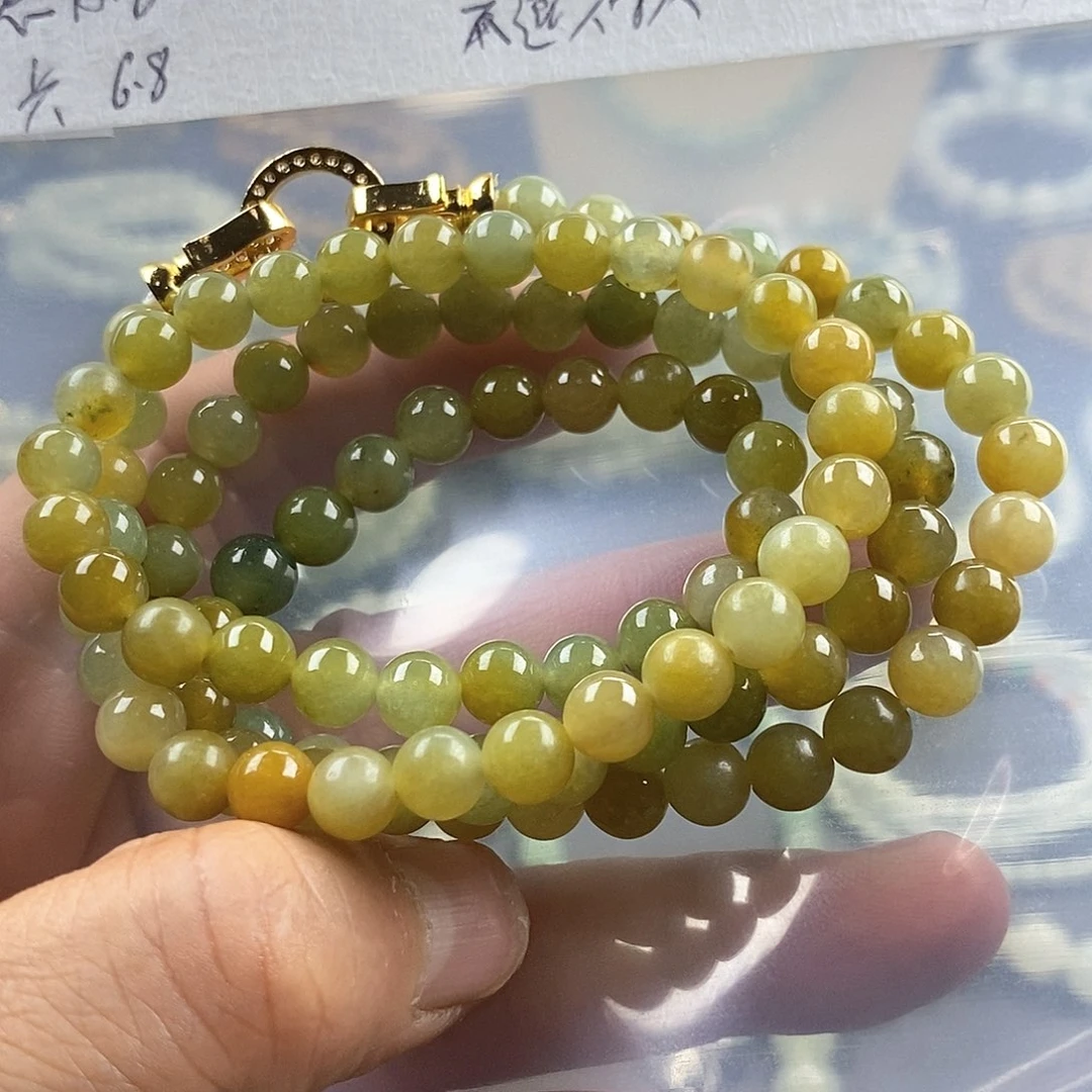 普***航未镶嵌手链翡翠緬甸天然