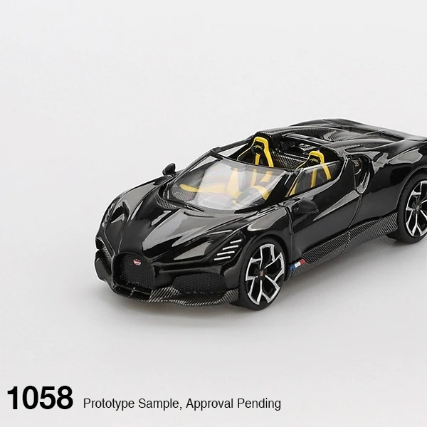 【匠擎预售】MINIGT车模1:64#1058布加迪 W16 Mistral 合金汽车模型