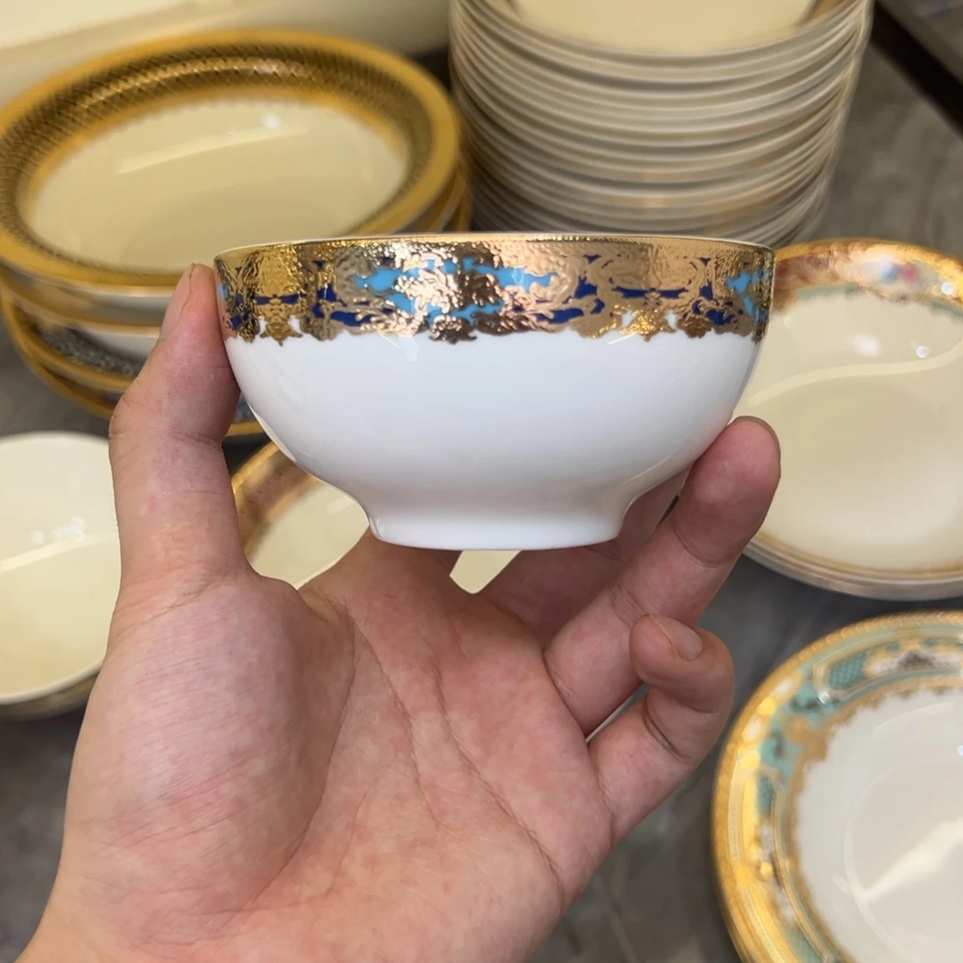 瓷片4寸汤碗四个一单