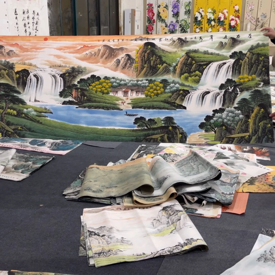 国画处理作品看好再拍哦