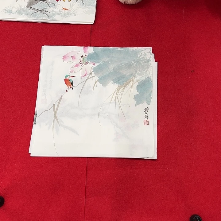 国画花鸟等多种鸟类和