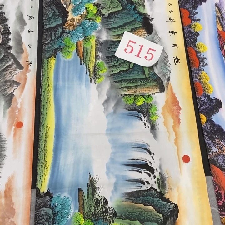 枕书斋画廊的直播间