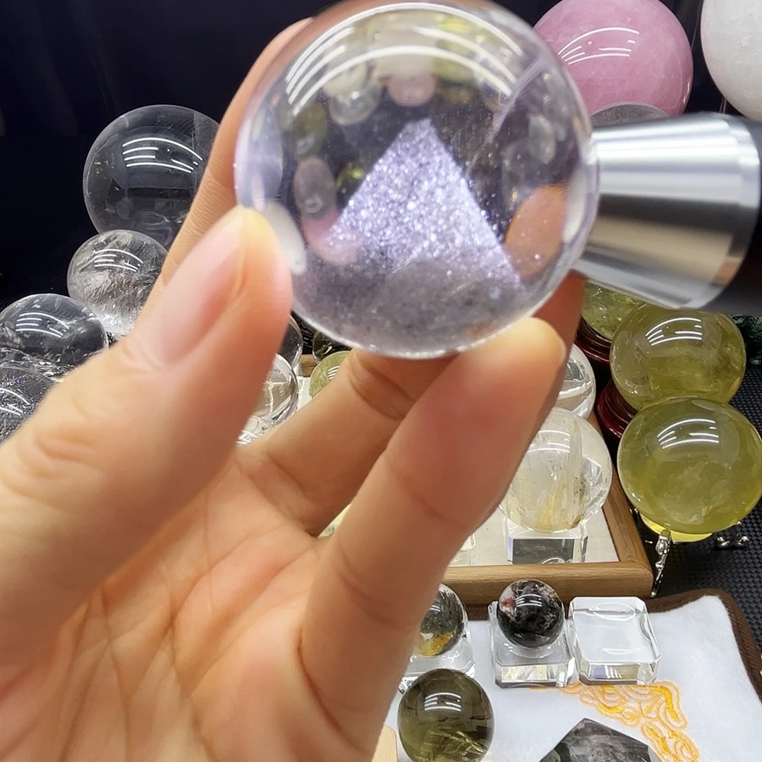 未镶嵌水晶珠宝半成品4.0公分