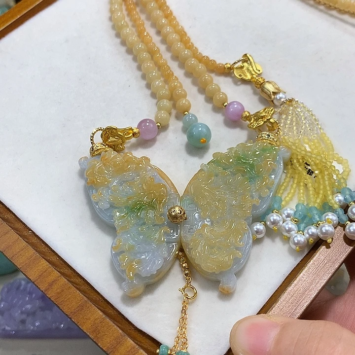 颈饰未镶嵌翡翠翡翠吊坠