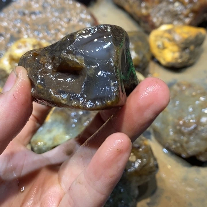 未镶嵌玛瑙/玉髓珠宝半成品