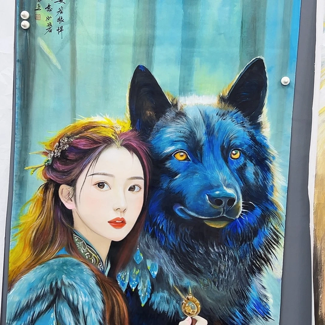 国画事事顺心如意万事如意