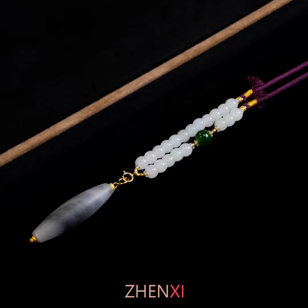和田玉筒珠设计款