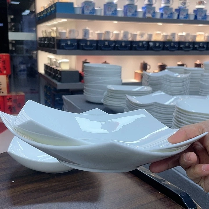 45%以上骨粉骨瓷2个8翘脚盘