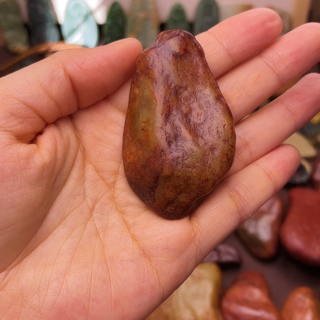 岫岩河磨玉（透闪石质玉）未镶嵌颈饰