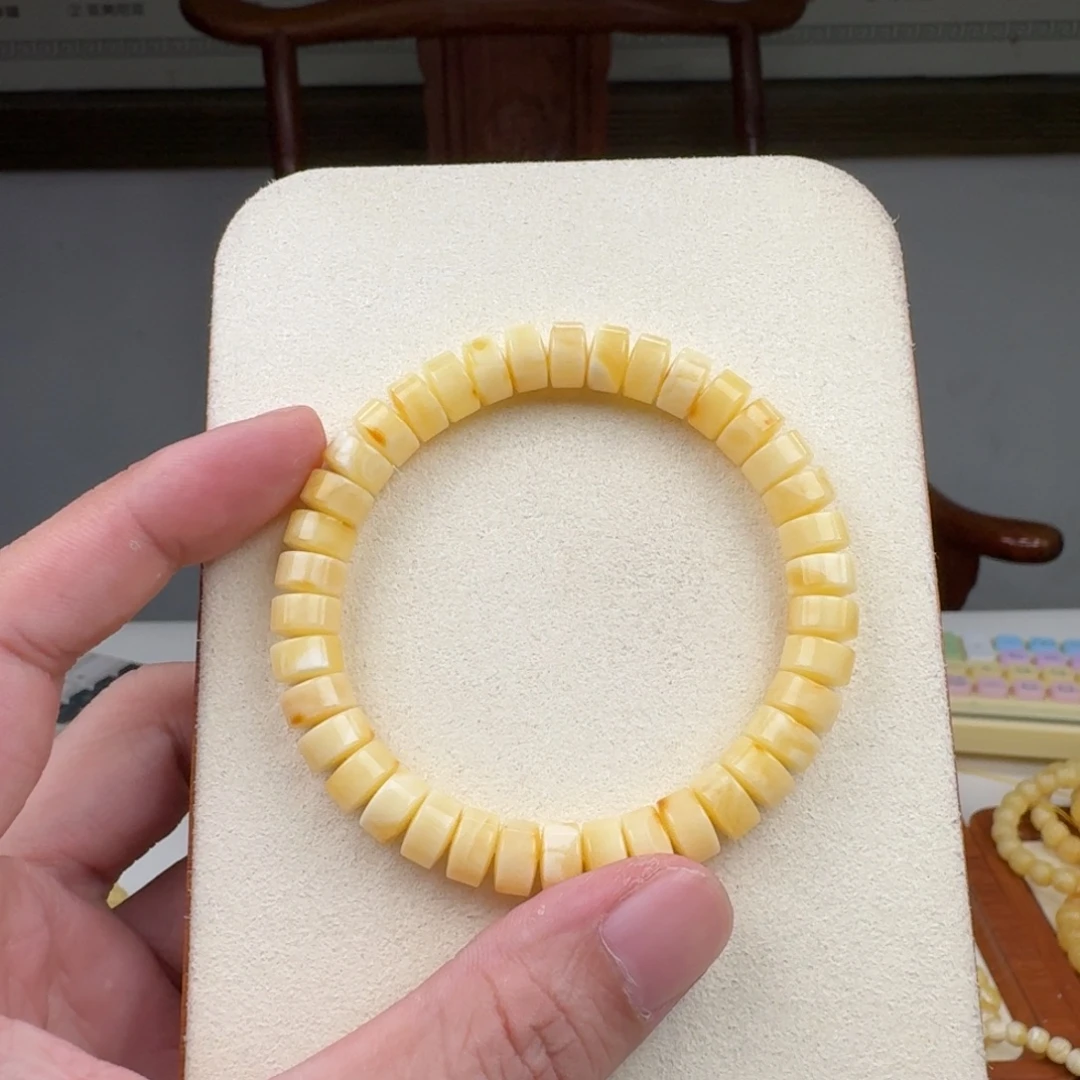 琥珀未镶嵌手链蜜蜡手串