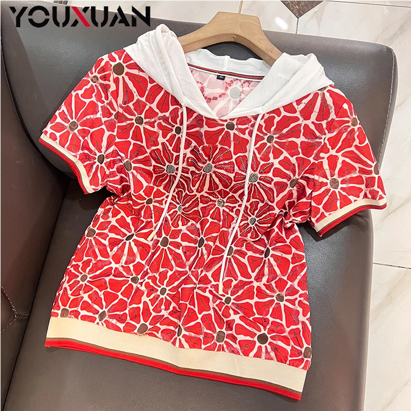 【2025新款高定】夏季百搭韩版上衣气质时尚休闲宽松短袖T恤29067