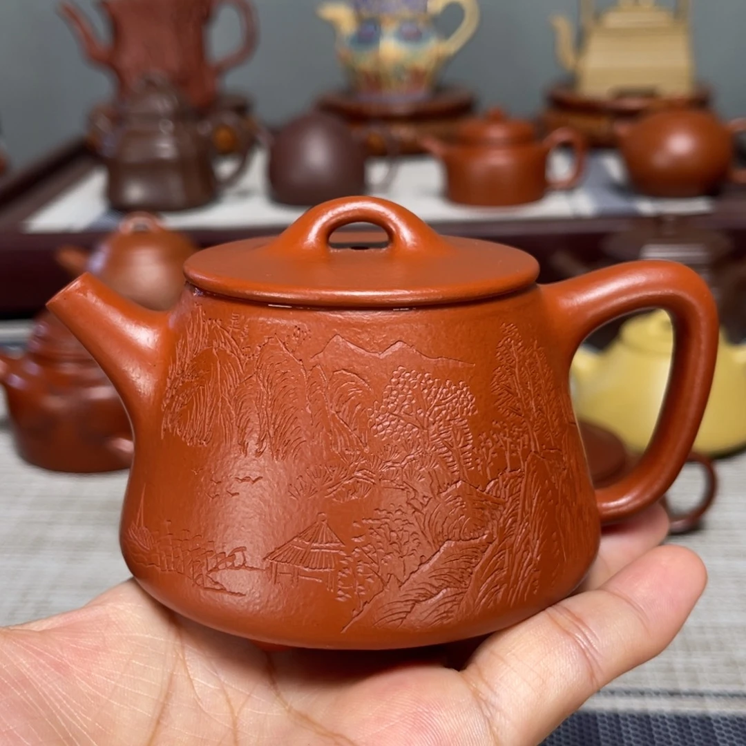 茶壶紫砂全手工制作200cc
